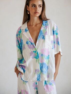Sabo Skirt Floral Pant Set